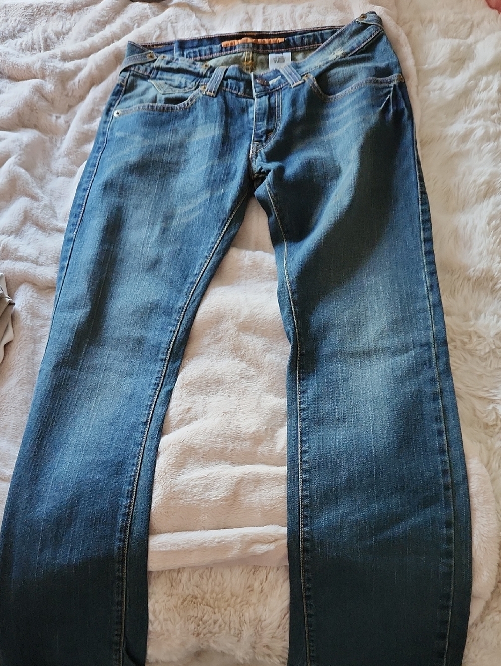 Levi's Women's Slouch Straight Leg Blue Denim Jeans